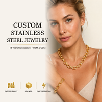 Collier chaîne personnalisé, bijoux de mode pour femmes, accessoires féminins, OEM ODM, marque privée, fournisseur en gros, usine