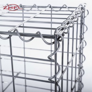 PVC Coated Galfan Zinc Aluminum Alloy Hexagonal Square Wire Mesh <b>Grid</b> Soil Retaining Welded Gabion Basket - Product Image 6