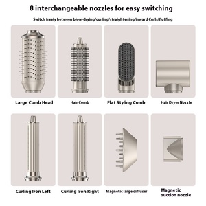 Peine de aire caliente portátil todo en uno multifuncional personalizado de alta velocidad 110000RPM secador de pelo de iones negativos para uso doméstico - Product Image 3