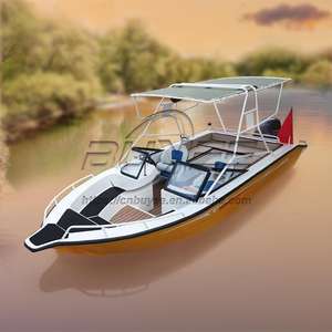 19ft/5.8m Luxus-Schnellboot mit Außenbordmotor, Komfortabler Aluminiumrumpf, ist ein Freizeit-Urlaubs-Sport-Kreuzfahrtboot - Product Image 4