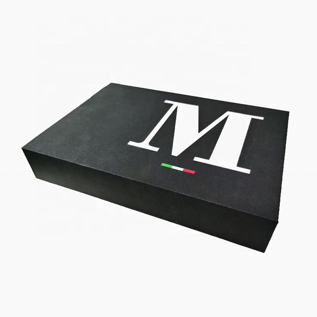 Luxury High-End Waterproof Paper Book Shape Magnetic Gift Box with Embossing Custom Color & Sponge Liner