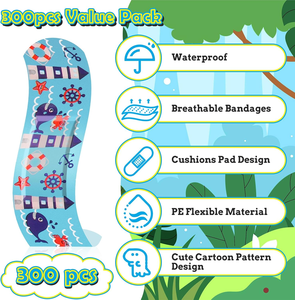 High Quality Breathable <strong>Plaster</strong> Band Aids with Cute Printed Logo Custom Private Label Bandaid Manufacturer - Product Image 2