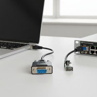 Cable de Conexión RJ45 a DB9 Hembra para Switch de Red
