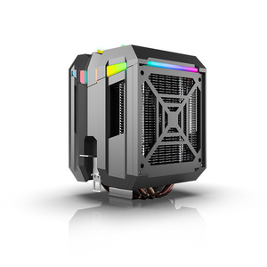 Torre de Computadora Tt Tuten T400 ARGB con Cuatro Tubos de Cobre, Control de Temperatura PWM, Ventilador Silencioso, Refrigeración por CPU, Radiador para Procesador - Product Image 5