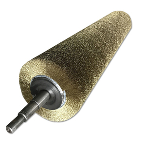 Rouleau de <span class=keywords><strong>brosse</strong></span> métallique en acier inoxydable de 200MM fourni par le fabricant pour l'élimination de la rouille - Product Image 1