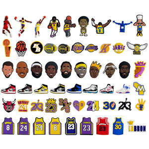 Vente chaude Sports Équipe <span class=keywords><strong>Chaussures</strong></span> Charmes En Gros Basketball Chaussure Charmes et Bracelet Cadeaux pour Enfants 2025 Nouvelle Arrivée - Product Image 2