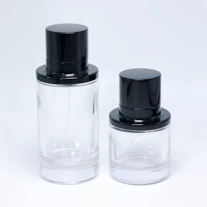Wholesale Round clear Perfume <b>Glass</b> <b>Bottle</b> 50ml <b>100ml</b> Luxury Perfume <b>Bottle</b> with Magnetic Cap 5.0 (4 Re - Product Image 3