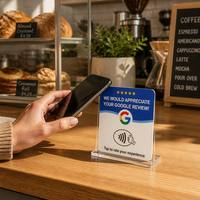 Carte de contrôle d'accès NFC RFID Vorx Tech NTAG213 avec mini-étiquette QR Code en PVC 13,56 MHz pour magasins, salons, cafés et hôtels