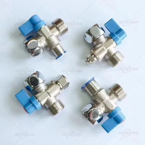 RO lọc nước phụ kiện 1/4 3/8 nước đầu vào TEE Van nhựa sắt Hướng dẫn sử dụng van cho thẩm thấu ngược Lọc - Product Image 2