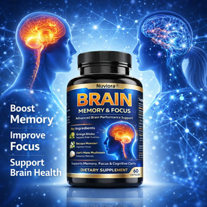 Capsule Avanzate per Memoria e Concentrazione, Supporto Cognitivo, Integratore Nootropico con Bacopa e Criniera di Leone per la Salute Cerebrale, Produttore - Product Image 2