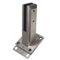 Neues Design Edelstahl-Glasgeländer-Hardware Verstellbarer Winkel Glas-Treppenhalterung für Moderne Glasstufen