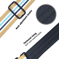Collar de Perro de Nailon Duradero de 4 cm con Colores Personalizados, Hebilla Metálica de Liberación Rápida, Asa para Correa, para Entrenamiento al Aire Libre, Lunong
