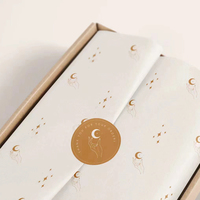 Papier d'emballage cadeau imprimé avec logo personnalisé, papier d'emballage en soie, papier d'emballage cadeau couleur pleine, papier d'emballage cadeau pour la Saint-Valentin