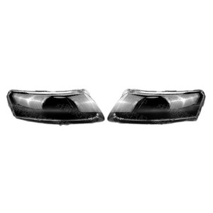 ฝาครอบไฟหน้าสำหรับ Audi A6 2006 2011 C6  วัสดุ PC ใส  ซ้าย-ขวา คู่ - Product Image 4