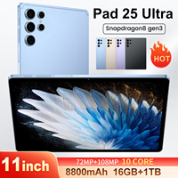 Tablette Pad 25 Ultra Version Globale Neuve de Marque Originale, Prix de Gros Usine, Écran HD 11 Pouces, 16 Go de RAM, Système Android