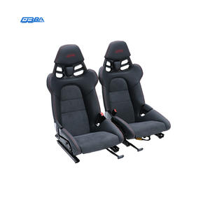 Sièges de voiture personnalisables en cuir Nappa Alcantara noir et rouge, fibre de carbone sèche, édition piste pour Porsche 911GT3 RS - Product Image 2