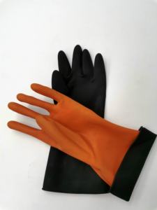 Yangjiang Xingli 80g 90g calidad <span class=keywords><strong>premium</strong></span> luvas agarre en relieve anit slip grueso industrial resistente guantes de látex de goma - Product Image 4