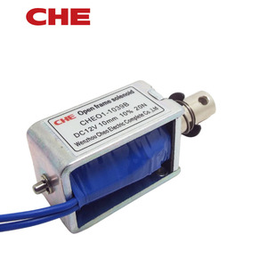 سعر المصنع تيار مستمر نوع إطار المعدات قفل باب الملف اللولبي دفع سحب المحرك الكهرومغناطيسي - Product Image 2