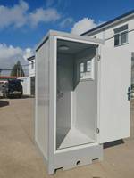 Vente en gros de toilettes pour l'extérieur en conteneur mobile sur un chantier de construction public préfabriqué