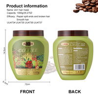 Hot Verkoop Arganolie Voeding Biologische Diep Hydraterende Crème 2-IN-1 Formule Herstellende Collageen Keratine Haarbehandeling UU4734