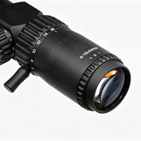 Lunette de tir longue portée 4-16x44 FFP en alliage d'aluminium HD, étanche, avec base de montage de 30 mm, optique télescopique de haute qualité