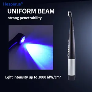 Luz led curadora dental sem fio, testador dental de 1 segundo, luz uv