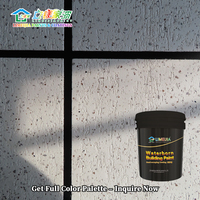 Peinture granitique Limeijia pour murs extérieurs, revêtement anti-sable, écologique, imperméable et respirant pour la décoration d'hôtels