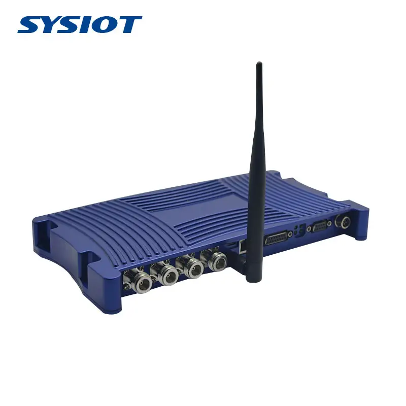 Sysiot 902-928mhz 4 porte a lungo raggio Impinj R2000 uhf rfid lettore fisso per controllo accessi