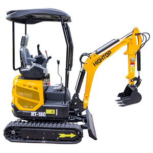 1.4t Mini Excavator Skid Steer Compatible with Jaw Crusher Tools - Product Image 1