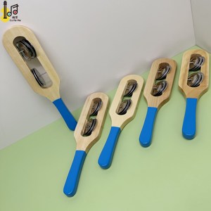Bán buôn Montessori Giáo Dục Thanh gỗ <span class=keywords><strong>1</strong></span> leng keng Chuông tay chuông nhạc cụ cho bé - Product Image 3