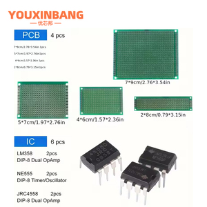 1900pcs Mega thành phần điện tử Kit bao gồm cả loại + tụ điện + Điện trở + LED + bóng bán dẫn + DC Jack cắm + PCB + opamp - Product Image 3