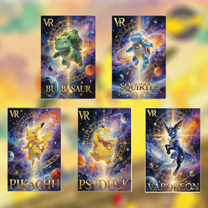 Nouvelle collection exclusive de breloques en émail acrylique sur le thème de Pokémon, en forme de planche d'art <span class=keywords><strong>manga</strong></span> prismatique, de qualité super premium, en boîtes mystères - Product Image 4