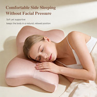 Oreiller Ergonomique Confortable pour Dormir sur le Côté, Sans Pression sur le Visage, Oreiller Contour Ergonomique pour Dormir