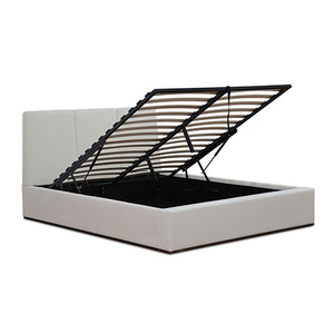 KNIGHTSBRIDGE Modern Ottoman <b>Bed</b> with <b>Gas</b> <b>Lift</b> <b>Bed</b> Storage King Queen Double <b>Single</b> Sizes Wooden Frame Velvet Fabric Upholstered - Product Image 3