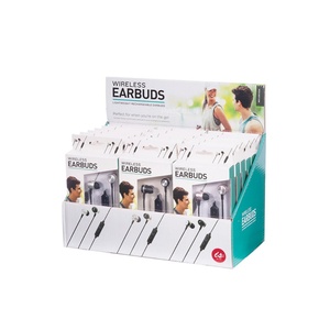 Custom Promotion Marketing Countertop Paper Cardboard Headphone Display <b>Box</b> for Earbuds Headset - Product Image 1