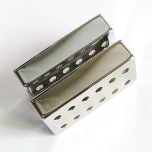 Cubiertas para Pastillas de <span class=keywords><strong>Guitarra</strong></span> Humbucker de Níquel Plateado de 12 Orificios para Kits de <span class=keywords><strong>Construcción</strong></span> de Pastillas Personalizadas, Tienda en Línea - Product Image 5