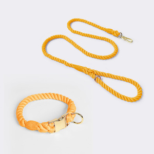 Juego de Correas y Collares para Perro de Cuerda de Algodón de Color Mixto Suave y Ecológico de Lujo - Product Image 5