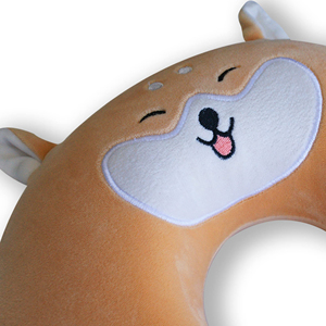 Almohada de Viaje en Forma de U con Diseño de Animales de Dibujos Animados, Almohada Cervical de Espuma Viscoelástica Suave, Cojín de Apoyo para la Cabeza en el Avión - Product Image 6