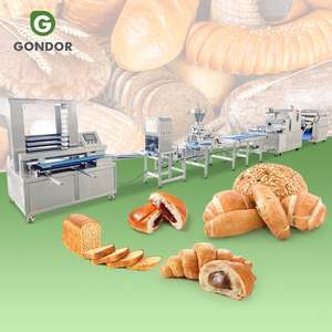 Lungo ripieno pane cannella completamente automatico rotolo sottile fare macchina linea di produzione per il settore della panetteria - Product Image 1