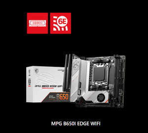 Tarjeta Madre M SI MPG B650I EDGE WIFI AM5 Compatible con Ryzen 7000/8000/9000 DDR5 WiFi PCIe 5.0 M.2 - Product Image 6