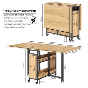 <span class=keywords><strong>Tavolo</strong></span> da Pranzo Estensibile OEM con Ripiano Portaoggetti, Struttura in Metallo, Colore Legno Naturale per Ristoranti, Hotel, Catering e Banchetti - Product Image 2