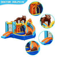 Château gonflable avec toboggan pour usage domestique, disponible aux États-Unis, pour enfants