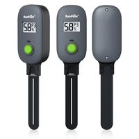Compteur d'humidité du sol RAINPOINT pour plantes, testeur de sol 2 en 1 pour l'humidité/la température, capteur numérique, compteur d'eau pour jardin