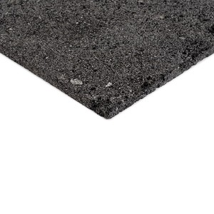 Carrelage en pierre de lave noire 20x20, revêtement de sol extérieur naturel - Product Image 2