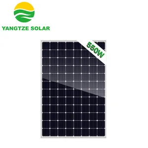 Yangtze 25 years warranty 96 cell monocrystalline 530W 540w 550w solar panel battery