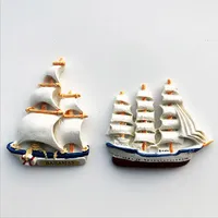 Aimants de réfrigérateur 3D en résine du Danemark, souvenirs touristiques, autocollants magnétiques, collection de voyage, cadeau