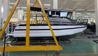 Bateau de pêche de luxe en aluminium Gospel 6,85 m/23 pi, coque en V profonde, moteur hors-bord haute puissance, commande par écran tactile, sport