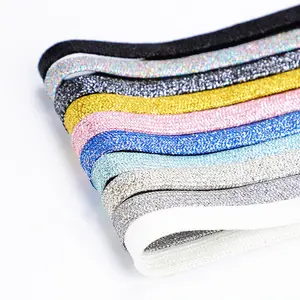 Yrunfeety-cordones de zapatos personalizados, cintas brillantes planas, coloridos, metálicos y dorados, para la fabricación de zapatos divertidos