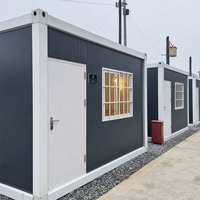 Maison conteneur modulaire de luxe en acier de 20 pieds et 40 pieds, détachable, pour camping, appartements et hôtels