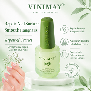 Vinimay <span class=keywords><strong>Nail</strong></span> Envy Strengthener : Répare la surface des ongles, les rend solides, résilients, lisses et uniformes, avec du calcium nutritif pour le soin des ongles. - Product Image 3